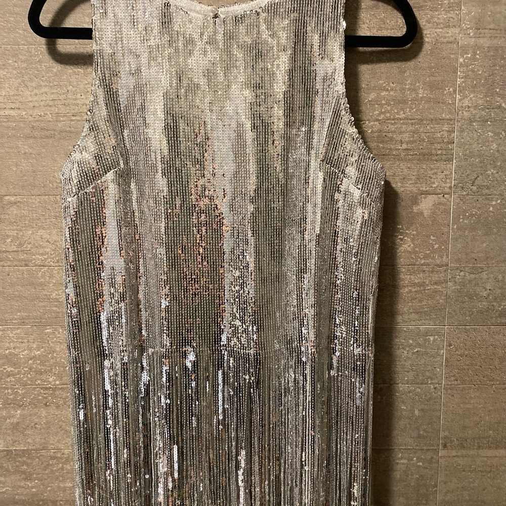 Fringes sequin top